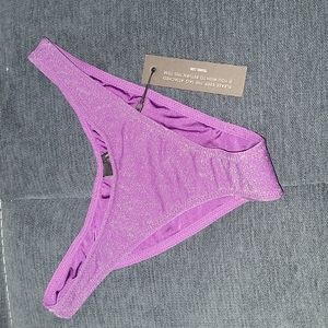 Violet sparkle Cheeky Bathing suit bottom